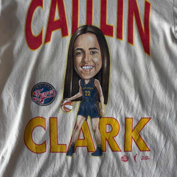 Adult Indiana Fever Caitlin Clark Cartoon T-Shirt - Picture 2 of 4